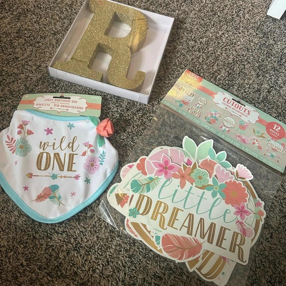 Wild One Birthday Party Supplies Set